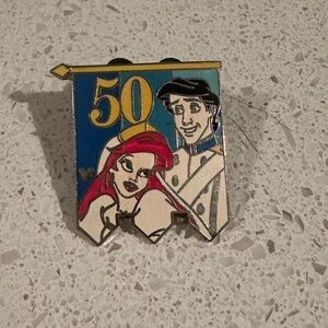 50th anniversary Little Mermaid Disney pin